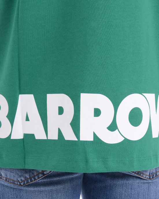 T-shirt S5BWUATH087 uomo BARROW Verde T-shirt S5BWUATH087 uomo BARROW Verde