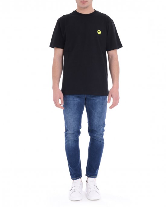 T-shirt S5BWUATH087 uomo BARROW Nero T-shirt S5BWUATH087 uomo BARROW Nero