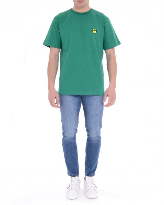 T-shirt S5BWUATH087 uomo BARROW Verde T-shirt S5BWUATH087 uomo BARROW Verde