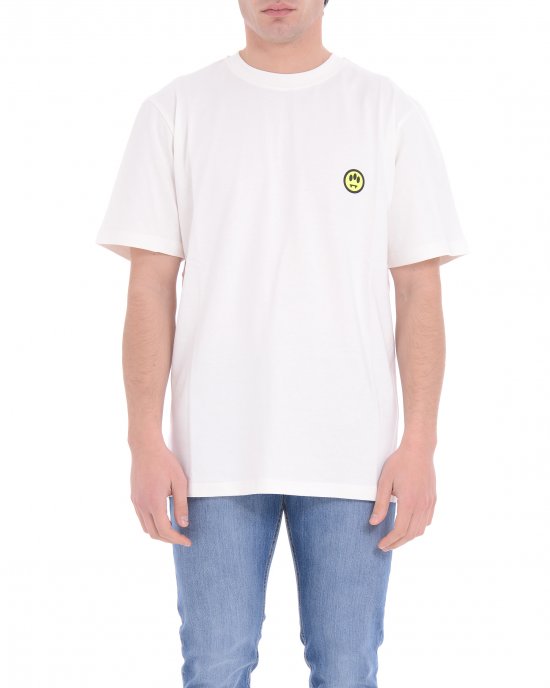 T-shirt S5BWUATH087 uomo BARROW Bianco T-shirt S5BWUATH087 uomo BARROW Bianco