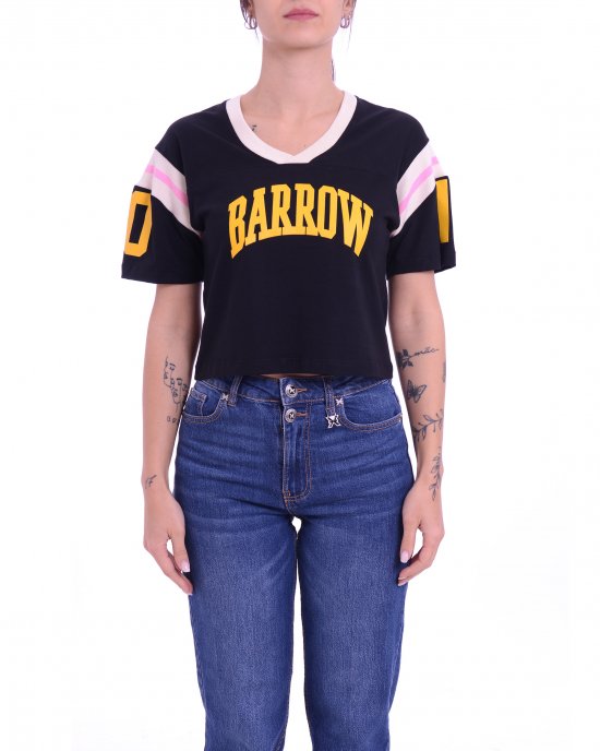 T-shirt S5BWUATH132 donna BARROW Nero T-shirt S5BWUATH132 donna BARROW Nero