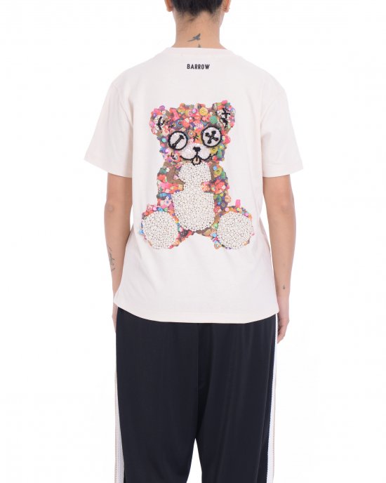 T-shirt S5BWUATH164 donna BARROW Beige T-shirt S5BWUATH164 donna BARROW Beige