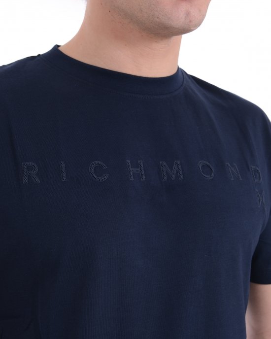 T-shirt UMP25009TS uomo JOHN RICHMOND Blu T-shirt UMP25009TS uomo JOHN RICHMOND Blu