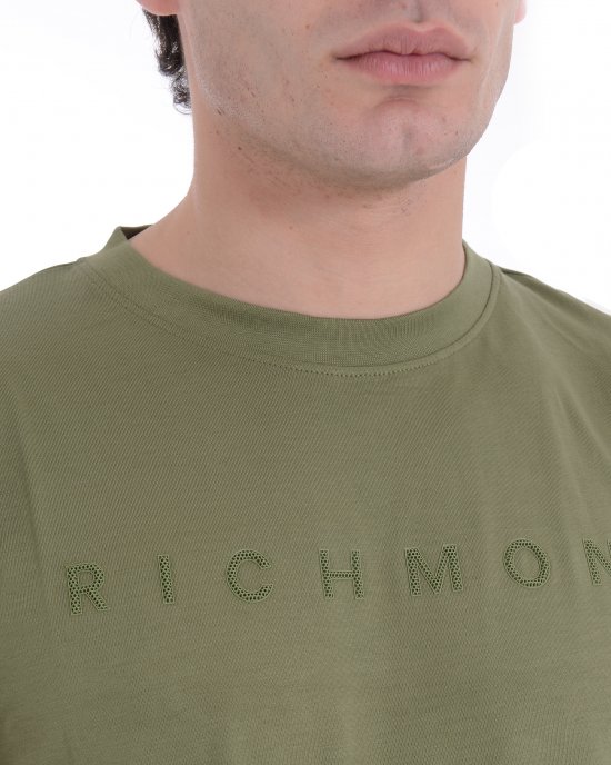 T-shirt UMP25009TS uomo JOHN RICHMOND Verde