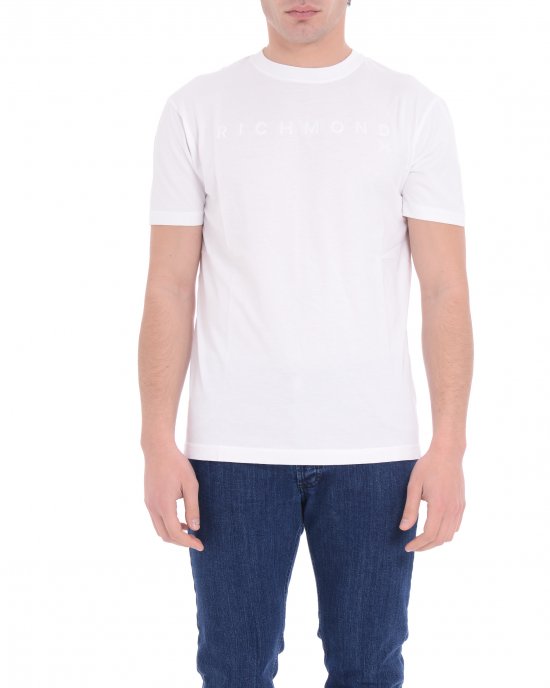 T-shirt UMP25009TS uomo JOHN RICHMOND Bianco T-shirt UMP25009TS uomo JOHN RICHMOND Bianco