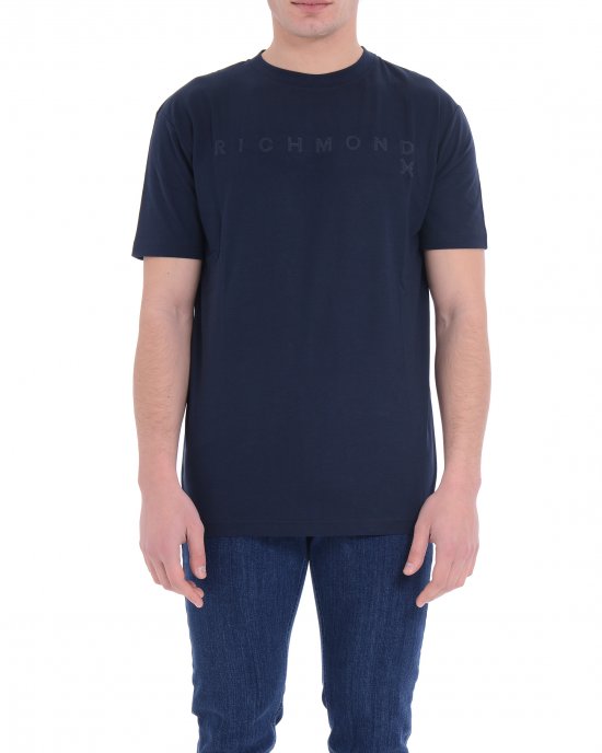 T-shirt UMP25009TS uomo JOHN RICHMOND Blu T-shirt UMP25009TS uomo JOHN RICHMOND Blu