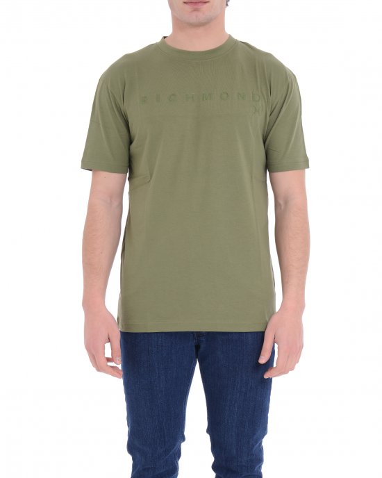 T-shirt UMP25009TS uomo JOHN RICHMOND Verde