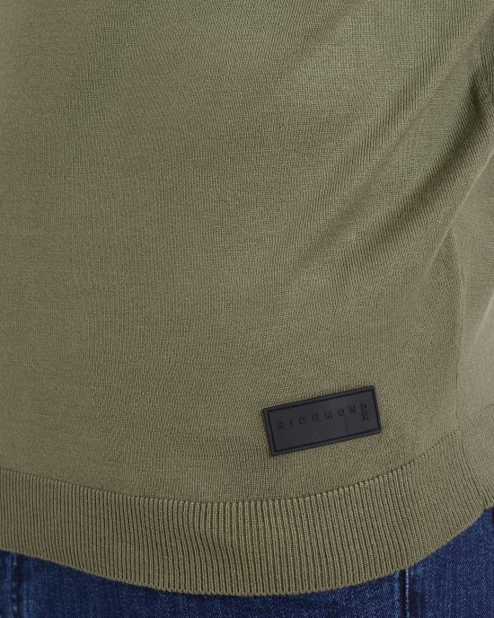 Maglioncino UMP25014MA uomo JOHN RICHMOND Verde Maglioncino UMP25014MA uomo JOHN RICHMOND Verde