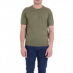 Maglioncino UMP25014MA uomo JOHN RICHMOND Verde militare