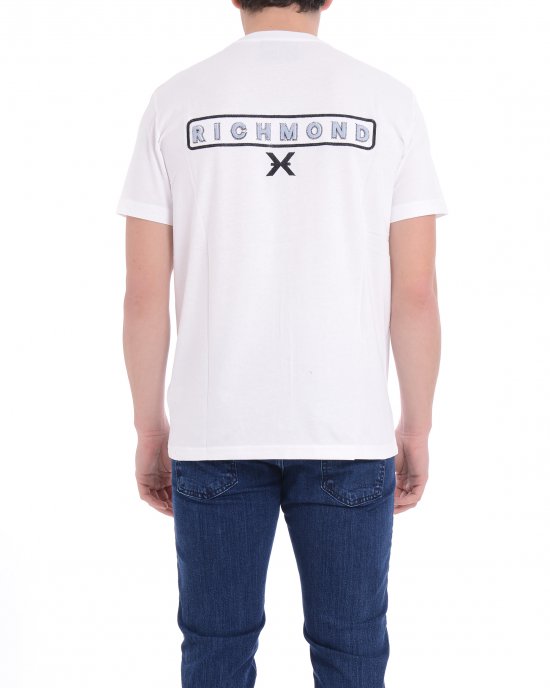 T-shirt UMP25003TS uomo JOHN RICHMOND Bianco T-shirt UMP25003TS uomo JOHN RICHMOND Bianco