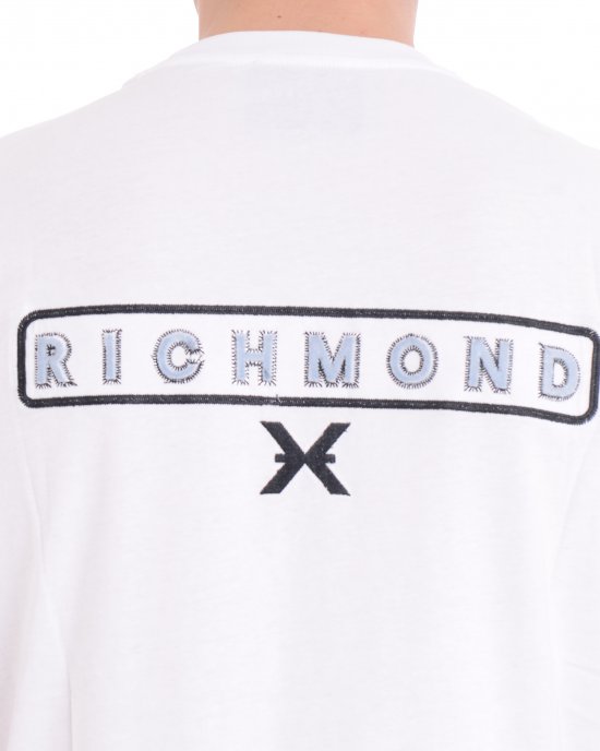 T-shirt UMP25003TS uomo JOHN RICHMOND Bianco T-shirt UMP25003TS uomo JOHN RICHMOND Bianco