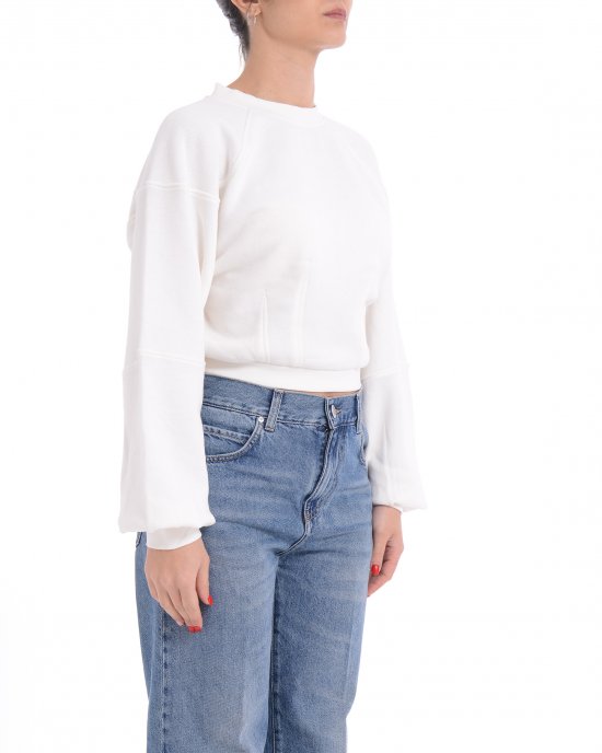 Felpa UWP25095FE donna JOHN RICHMOND Bianco Felpa UWP25095FE donna JOHN RICHMOND Bianco