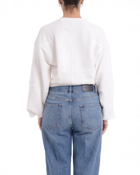 Felpa UWP25095FE donna JOHN RICHMOND Bianco Felpa UWP25095FE donna JOHN RICHMOND Bianco
