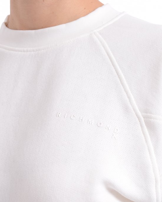 Felpa UWP25095FE donna JOHN RICHMOND Bianco Felpa UWP25095FE donna JOHN RICHMOND Bianco