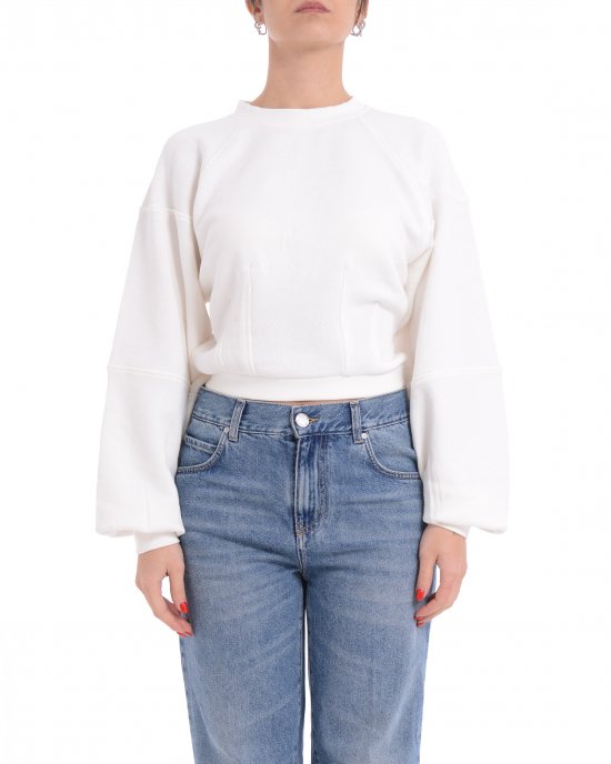 Felpa UWP25095FE donna JOHN RICHMOND Bianco Felpa UWP25095FE donna JOHN RICHMOND Bianco