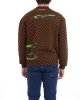 Felpa SP689 uomo SPRAYGROUND Marrone