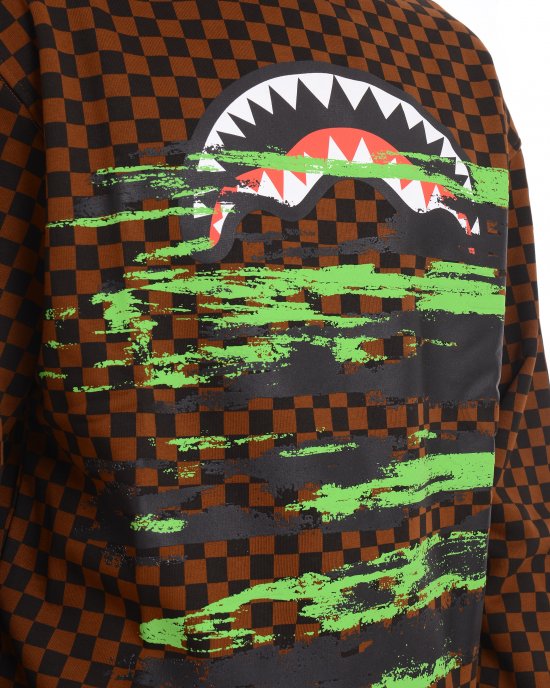 Felpa SP689 uomo SPRAYGROUND Marrone