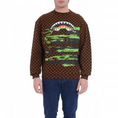 Felpa SP689 uomo SPRAYGROUND Marrone