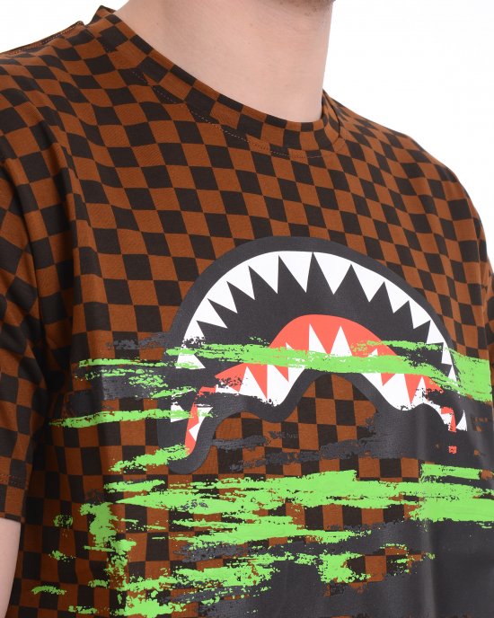 T-shirt SP688 uomo SPRAYGROUND Marrone T-shirt SP688 uomo SPRAYGROUND Marrone