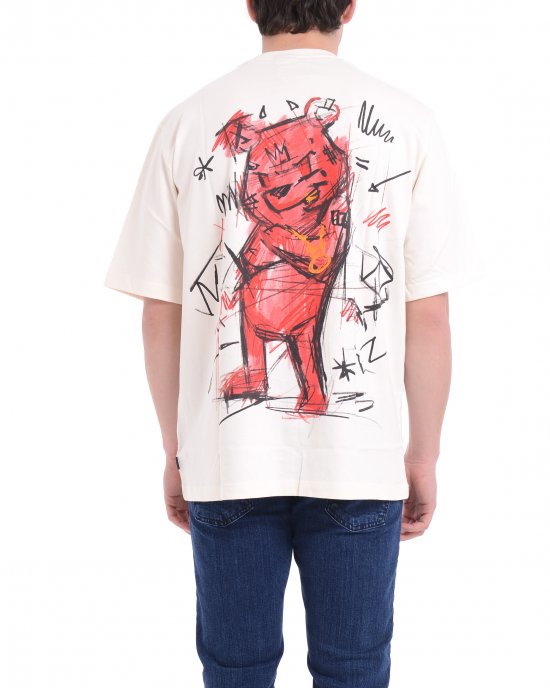 T-shirt SP696 uomo SPRAYGROUND Avorio T-shirt SP696 uomo SPRAYGROUND Avorio