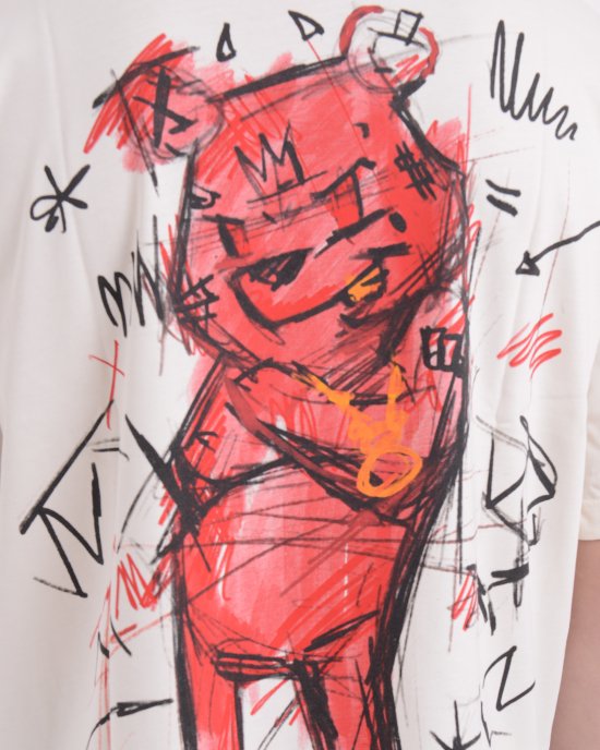 T-shirt SP696 uomo SPRAYGROUND Avorio T-shirt SP696 uomo SPRAYGROUND Avorio