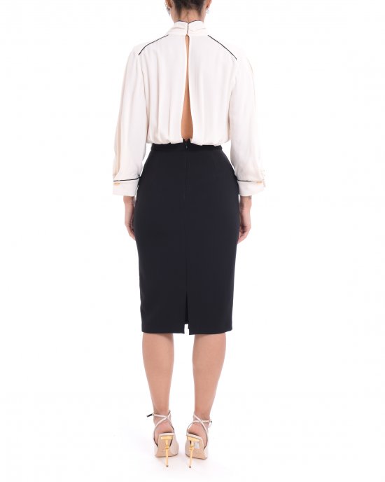 Abito AB77151E2 donna ELISABETTA FRANCHI Avorio