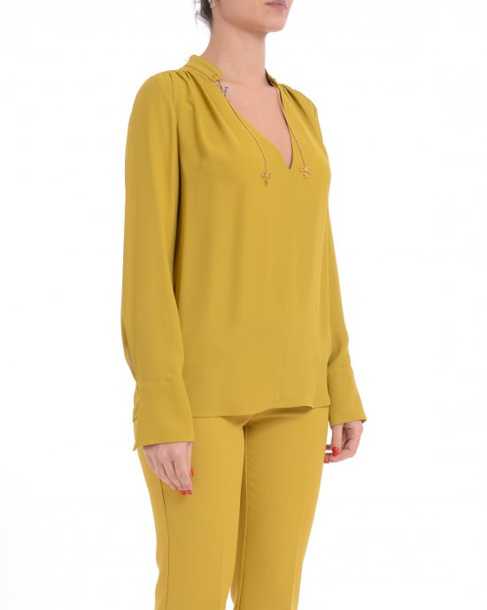 Camicia CA08051E2 donna ELISABETTA FRANCHI Giallo Camicia CA08051E2 donna ELISABETTA FRANCHI Giallo