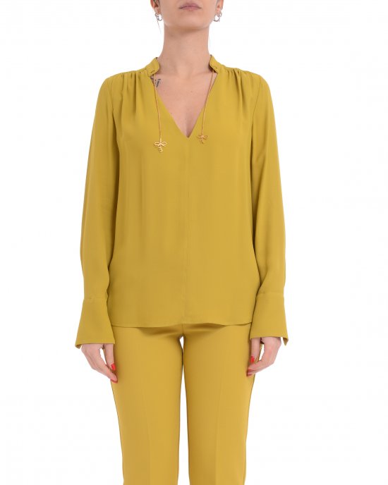 Camicia CA08051E2 donna ELISABETTA FRANCHI Giallo Camicia CA08051E2 donna ELISABETTA FRANCHI Giallo
