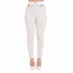 Pantalone PAS7151E2 donna ELISABETTA FRANCHI Burro-Nero