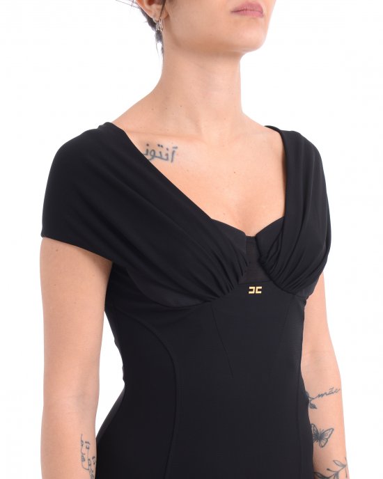 Abito ABR0851E2 donna ELISABETTA FRANCHI Nero Abito ABR0851E2 donna ELISABETTA FRANCHI Nero