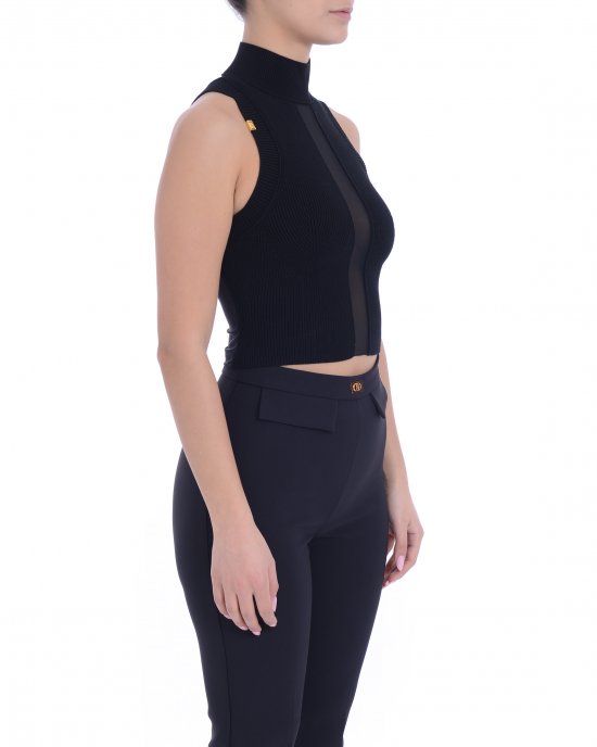 Top TK28S51E2 donna ELISABETTA FRANCHI Nero Top TK28S51E2 donna ELISABETTA FRANCHI Nero