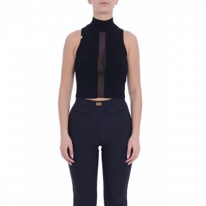 Top TK28S51E2 donna ELISABETTA FRANCHI Nero