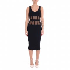 Abito in maglia AM65S51E2 donna ELISABETTA FRANCHI Nero