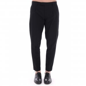 Pantalone L1PSS256866 OYSTER uomo LOWBRAND Nero