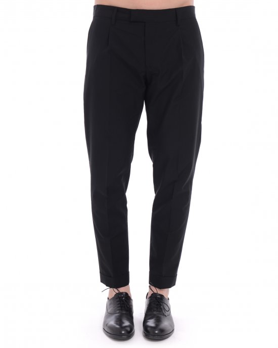Pantalone L1PSS256866 OYSTER uomo LOWBRAND Nero Pantalone L1PSS256866 OYSTER uomo LOWBRAND Nero