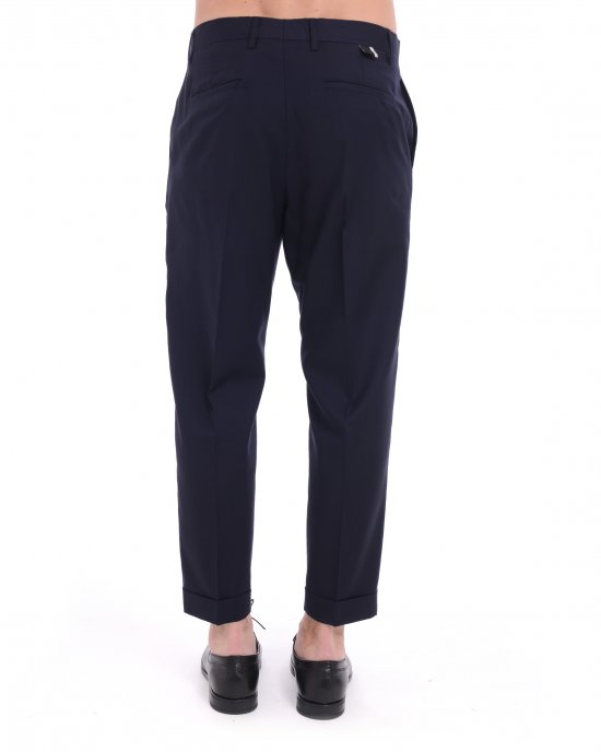 Pantalone L1PSS256843 COOPER uomo LOWBRAND Blu Pantalone L1PSS256843 COOPER uomo LOWBRAND Blu