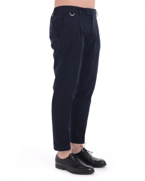 Pantalone L1PSS256887 RIVIERA ELASTIC uomo LOWBRAND Blu Pantalone L1PSS256887 RIVIERA ELASTIC uomo LOWBRAND Blu