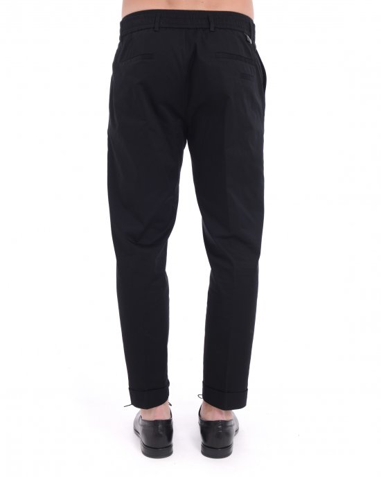 Pantalone L1PSS256887 RIVIERA ELASTIC uomo LOWBRAND Nero Pantalone L1PSS256887 RIVIERA ELASTIC uomo LOWBRAND Nero