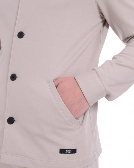 Camicia 1442L uomo ALPHA STUDIO Beige