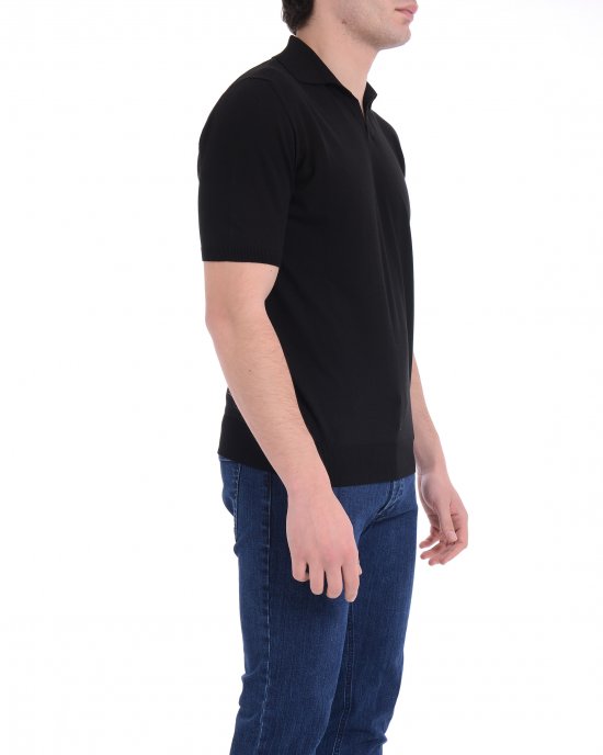 Polo 1021B uomo ALPHA STUDIO Nero