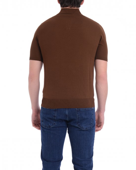 Polo 1021B uomo ALPHA STUDIO Marrone