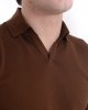 Polo 1021B uomo ALPHA STUDIO Marrone
