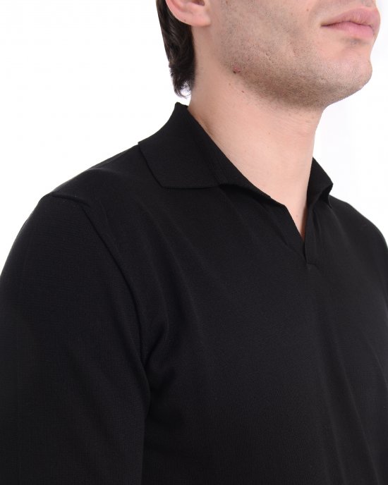 Polo 1021B uomo ALPHA STUDIO Nero
