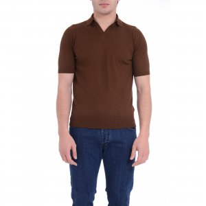 Polo 1021B uomo ALPHA STUDIO Marrone