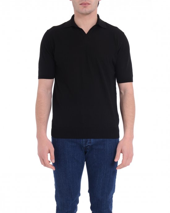 Polo 1021B uomo ALPHA STUDIO Nero