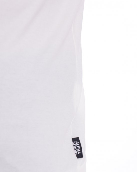 T-shirt 1340C uomo ALPHA STUDIO Bianco T-shirt 1340C uomo ALPHA STUDIO Bianco