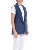 Gilet Lalla 2511151022200 donna PENNY BLACK, Blu denim
