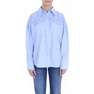 Camicia Rostok 2511111013200 donna PENNY BLACK Turchese