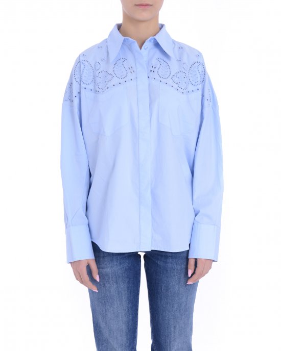 Camicia Rostok 2511111013200 donna PENNY BLACK Turchese Camicia Rostok 2511111013200 donna PENNY BLACK Turchese
