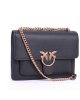 Tracolla Love One Soft Big Pelle Bottalata 104527 donna PINKO pe Nero Tracolla Love One Soft Big Pelle Bottalata 104527 donna PINKO pe Nero